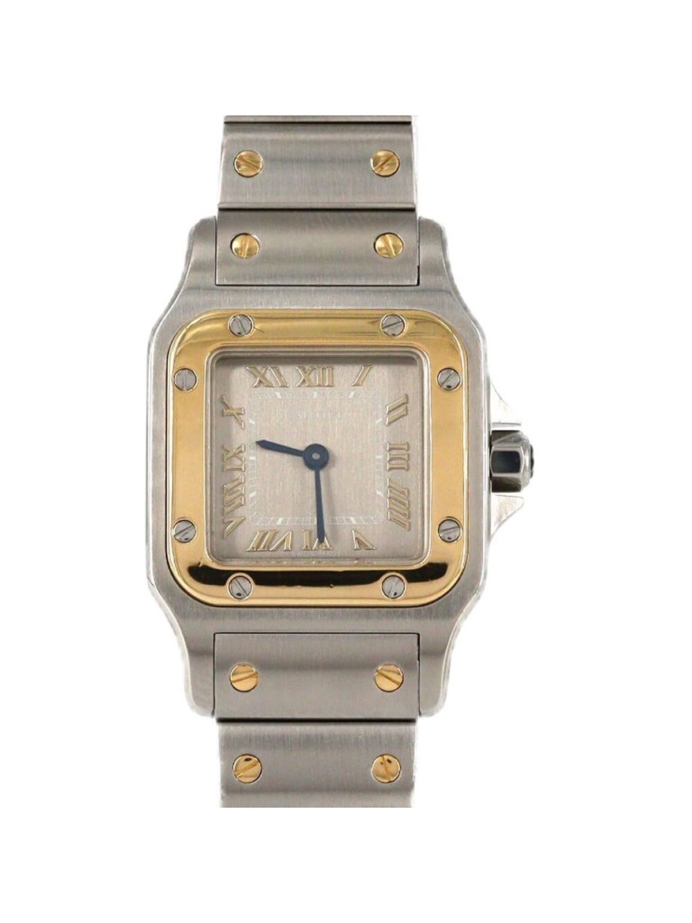 Cartier Santos Galbee SM Stainless Steel Yellow Gold Quartz Watch
